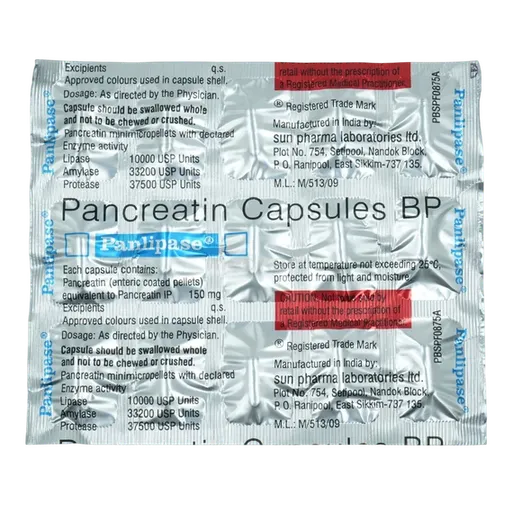 panlipase capsule 15's